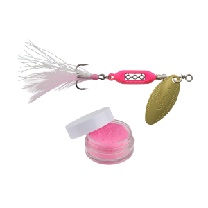 Image of Berkley Dough Rider Spinner | Pink Silver; 1/4 oz.