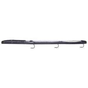 Image of K & E Tackle Bass Stopper Rigged Worm | Black & White