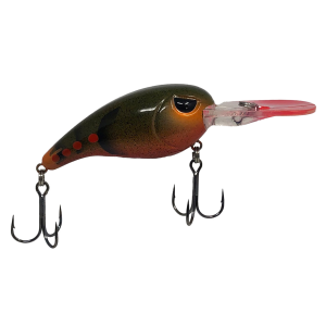 Image of Head Hunter Firetail Craw Crankbait | Avocado Craw; 3 3/4 in.