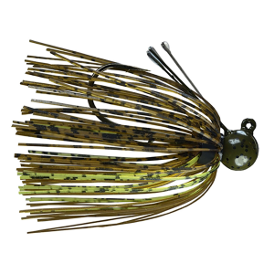 Image of Picasso Lures Pro Metal Little Spotty Jig | Green Pumpkin-Chartreuse Tiger; 1/4 oz.