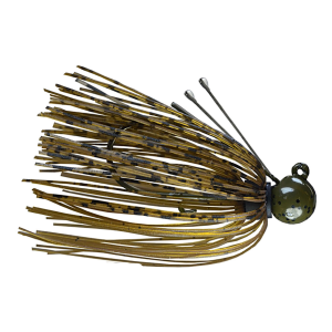 Image of Picasso Lures Pro Metal Little Spotty Jig | Green Pumpkin-Tiger; 1/4 oz.