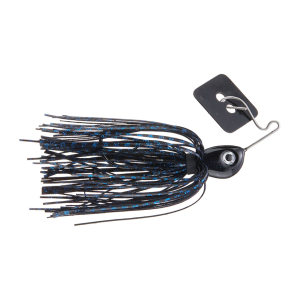 Image of Pulse Fish Side Piece Bladed Jig | Black-Blue; 1/2 oz.