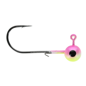 Image of Head Hunter Tungsten Jig Heads - Size 3/0 Hook | Chartreuse-Pink; 3/8 oz.
