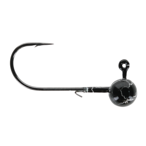 Image of Head Hunter Tungsten Jig Heads - Size 3/0 Hook | Crackle White; 1/4 oz.