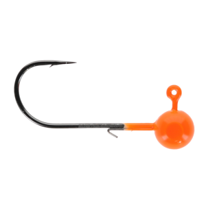 Image of Head Hunter Tungsten Jig Heads - Size 3/0 Hook | Fluorescent Orange; 1/4 oz.