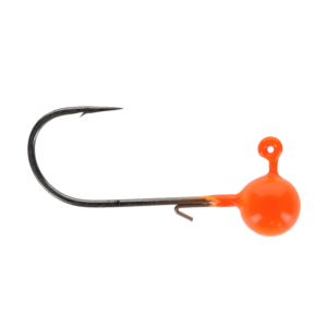 Image of Head Hunter Tungsten Jig Heads - Size 1 Hook | Fluorescent Orange; 1/8 oz.