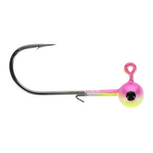 Image of Head Hunter Tungsten Jig Heads - Size 2/0 Hook | Chartreuse-Pink; 1/8 oz.