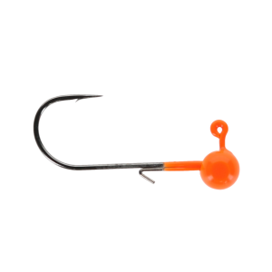 Image of Head Hunter Tungsten Jig Heads - Size 2 Hook | Fluorescent Orange; 1/16 oz.