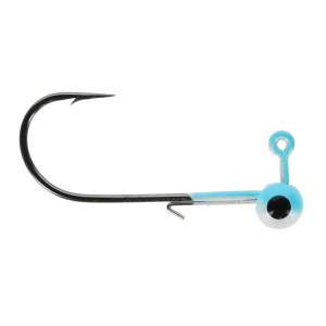 Image of Head Hunter Tungsten Jig Heads - Size 1/0 Hook | Blue-White; 1/16 oz.