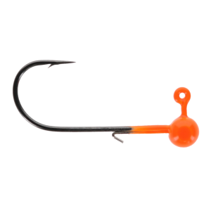 Image of Head Hunter Tungsten Jig Heads - Size 1/0 Hook | Fluorescent Orange; 1/16 oz.