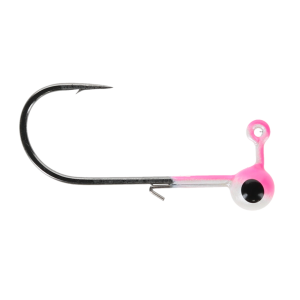 Image of Head Hunter Tungsten Jig Heads - Size 1/0 Hook | Pink-White; 1/16 oz.