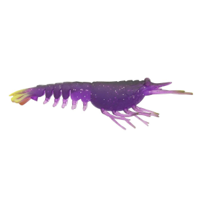 Image of Nomad Design Live Ops Switcher Shrimp Softbait | Purple Haze Chartreuse; 3 1/2 in.