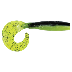 Image of Mister Twister Chunky Grub | Chartreuse Shad; 5 in.