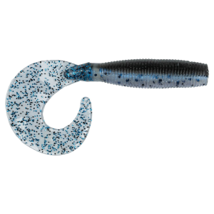 Image of Mister Twister Chunky Grub | Salt & Pepper Shad; 5 in.