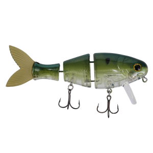 Image of Bucca Brand Bull Wake Bait | Green Gizzard; 5 in.