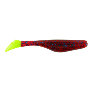 Image of Saltwater Assassin Sea Shad Swimbait | Plum - Chartreuse Tail; 4 in.