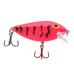 Image of Ice Strong Killer Fish Shallow Diver | Hot Pink Squiggles UV; 2 3/4 in.