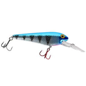 Image of Ice Strong Killer Fish Rattling Deep Divers | Blue Chrome Tiger UV; 4 1/4 in.