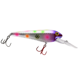 Image of Ice Strong Killer Fish Rattling Deep Divers | Purple Party UV; 4 1/4 in.