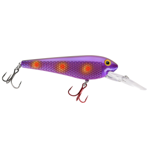 Image of Ice Strong Killer Fish Rattling Deep Divers | Purple Sunshine UV; 4 1/4 in.