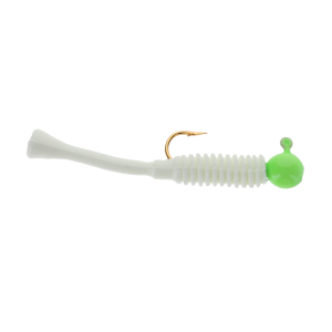 Image of Cubby Mini-Mite Jigs | Green/White; 1/32 oz.