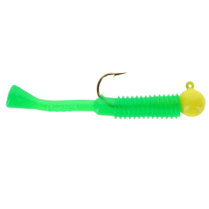 Image of Cubby Mini-Mite 2 Jigs | Yellow-Green; 1/16 oz.
