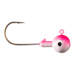 Image of Arkie Double Eye Jig Head | Pink-Pearl; 1/16 oz.