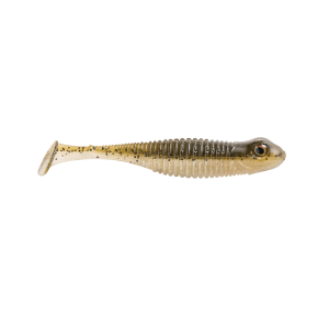 Image of Great Lakes Finesse Dropkick Shad | Green Pumpkin Shad; 3 1/4 in.