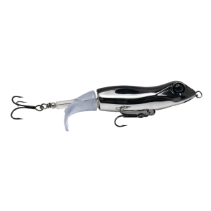 Image of Warrior Baits Fropper | Black Chrome; 100