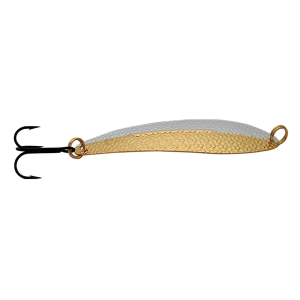 Image of Williams Whitefish Spoon | Silver - Gold Nu-Wrinkle; 6 in.