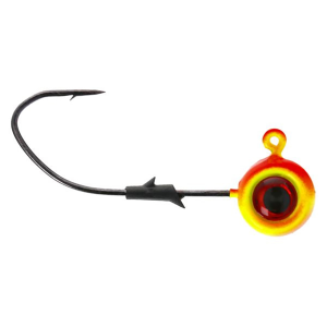 Image of Eagle Claw Lazer Sharp Pro-V Tungsten Pill Jig Head | Sunset; 3/8 oz.