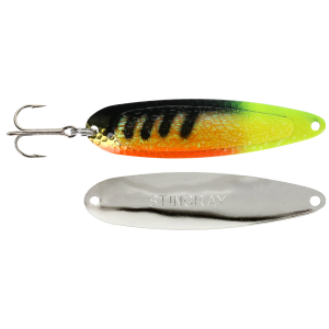 Image of Michigan Stinger Stingray Spoon | Exclusive Color - Glow Blonde Chick; 4 1/4 in.