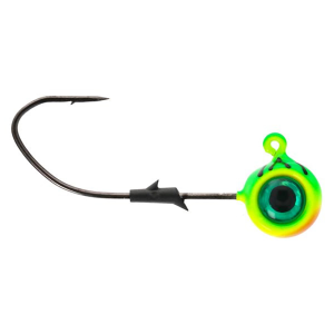 Image of Eagle Claw Lazer Sharp Pro-V Tungsten Pill Jig Head | Firetiger; 1/8 oz.