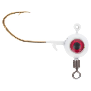 Image of Eagle Claw Ladder Jig with Powerlight Swivel | White; 1/32 oz.