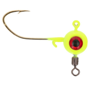Image of Eagle Claw Ladder Jig with Powerlight Swivel | Chartreuse; 1/32 oz.