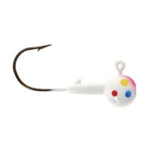 Image of Eagle Claw Ball Jig Head | Pink Wonderbread Glow; 3/8 oz.