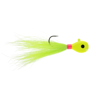 Image of Tite Line Walleye Reef Hair Jig | Chartreuse Killer; 1/2 oz.