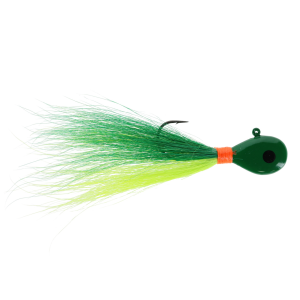 Image of Tite Line Walleye Reef Hair Jig | Mean Green; 1/2 oz.