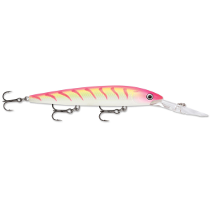 Image of Rapala Down Deep Husky Jerk | Pink Tiger UV; 4 in.
