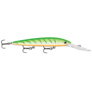 Image of Rapala Down Deep Husky Jerk | Green Tiger UV; 4 3/4 in.