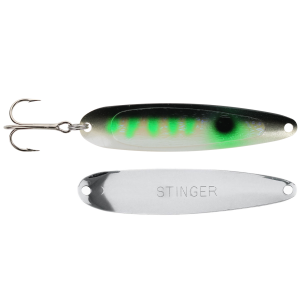 Image of Michigan Stinger Standard Spoon | Exclusive Color - Glow Green Alewife; 3 3/4 in.