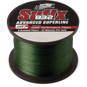 Image of Sufix 832 Advanced Superline | 15 lb.; Low-Vis Green; 1,200 yds.