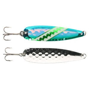 Image of Warrior Magnum Spoon | Blue-Green Dolphin UV; 4 3/4 in.