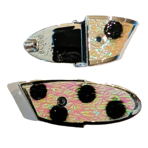 Image of Deep Rig Tackle Mini Cut Bait Meat Heads | Dalmation Chrome