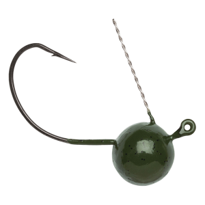 Image of VMC Wacky Weedless Jig | Green Pumpkin; 1/4 oz.