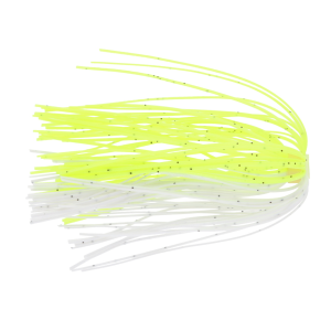 Image of Warrior Baits E-Z Change Skirts | Chartreuse-White