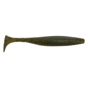 Image of Yamamoto Shibo Swimmer | Green Pumpkin w/ Black Flake; 3.2 in.