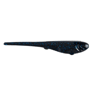 Image of YUM Scottsboro Sniper Shad | Black Blue; 3 in.