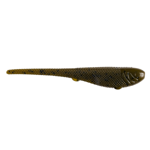Image of YUM Scottsboro Sniper Shad | Green Pumpkin; 3 in.
