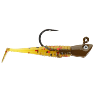 Image of Dynamic Lures Micro Attack Soft Swim Jig | Motor Oil; 1.5 in.